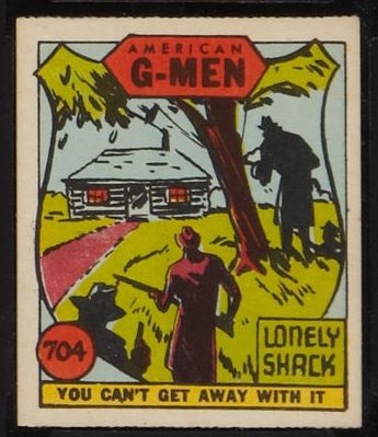 R13-2 1930s American G-Men 704 Lonely Shack